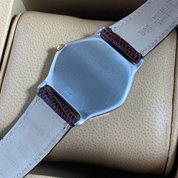 Ebel 1911 35mm Quartz, Ivory Dial - Yellow Gold & Steel on Strap - Picture 6 of 6